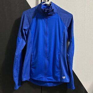 New Balance Dry Blue Active Studio‎ Full Zip Jacket Women's Size S